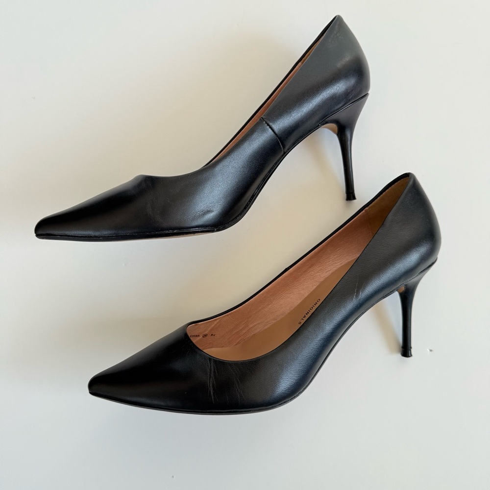 Nina Originals Black Pointed Toe Pump Heels size 8.5